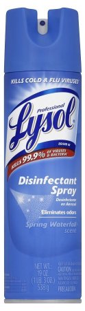 Picture of Professional Lysol® Surface Disinfectant Alcohol Based Liquid 19 oz. Can Spring Waterfall Scent NonSterileRAC76075CT