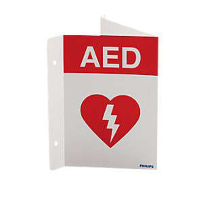 Picture of Door / Wall Sign First Aid Sign Philips® AED989803170921