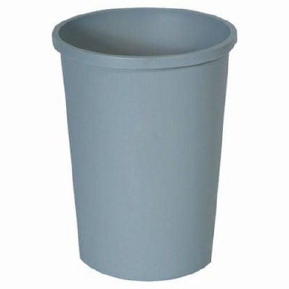 Picture of Trash Can Rubbermaid® Untouchable® 11 gal. Round Gray Plastic Open TopRCP2947GRA