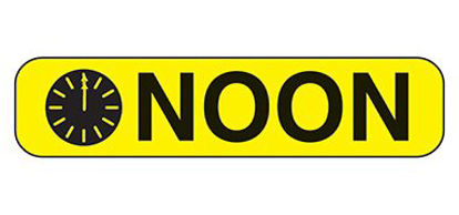 Picture of Pre-Printed Label Indeed Auxiliary Label Yellow Paper Noon Black Safety and Instructional 3/8 X 1-5/8 Inch2118