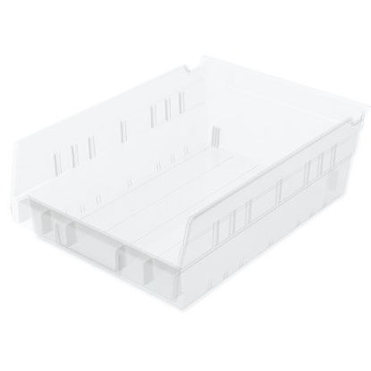 Picture of Shelf Bin Akro-Mils® Clear Industrial Grade Polymers 4 X 8-3/8 X 11-5/8 Inch30150SCLAR