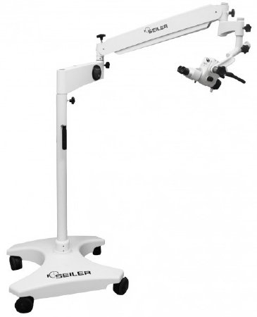 Picture of Alpha Air 3 ENT Microscope Fixed 45° Straight Binocular Head 250 mm 96 to 264VAC Floor MountAA3-ENT1-LED