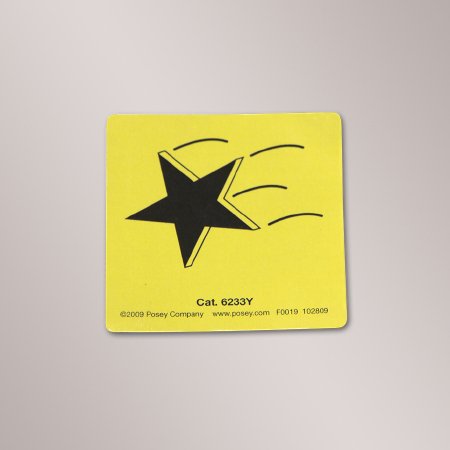 Picture of Magnetic Sign Alert Posey® Falling Star Symbol6233Y