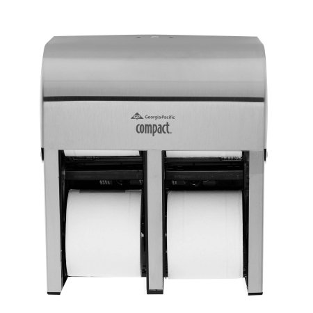 Picture of Toilet Tissue Dispenser Compact® 4-Roll Quad Stainless Touch Free Wall Mount56748