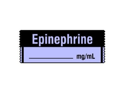 Picture of Drug Label Shamrock Anesthesia Label EPINEPHRINE / _____ mg / mL Black / Purple 1/2 X 1 InchSA-284