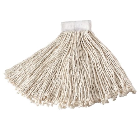 Picture of Wet String Mop Head Rubbermaid® Cut-end White Cotton DisposableFGV11800WH00
