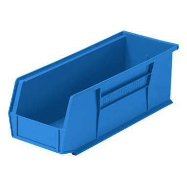 Picture of Storage Bin HCL Super Tough Blue Industrial Grade Polymers 5 X 5-1/2 X 14-3/4 Inch1403B