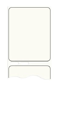Picture of Blank Label DYMO® Printer Label White Thermal 1 X 2-1/8 InchULDT12125