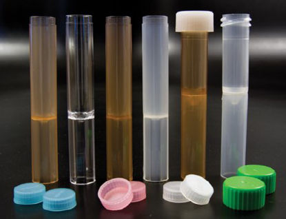 Picture of Test Tube False Bottom Plain 16 X 100 mm 5 mL Without Color Coding Without Closure Polypropylene Tube127-1797-030