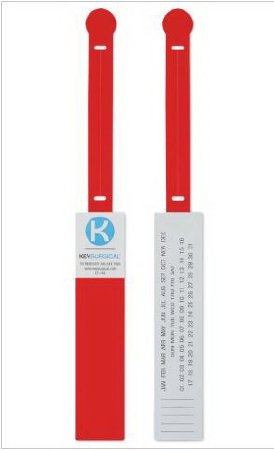 Picture of Scope Tag Key Surgical® For Coding w / Marker Red 1/2 X 13-1/4 Inch 3 X 10-1/2 Inch 100 per CaseET-104