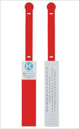 Picture of Scope Tag Key Surgical® For Coding w / Marker Red 1/2 X 13-1/4 Inch 3 X 10-1/2 Inch 100 per CaseET-104