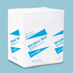Picture of Task Wipe WypAll® X60 Light Duty White NonSterile Cellulose / Polypropylene 12-1/2 X 13 Inch Limited ReuseKCC34865
