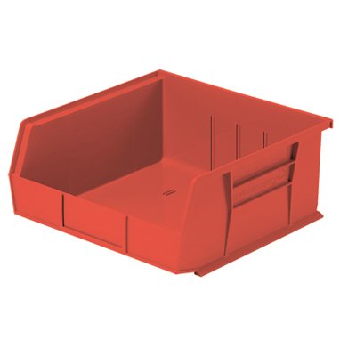 Picture of Storage Bin HCL Super Tough Red Industrial Grade Polymers 5 X 10-7/8 X 11 Inch1412R