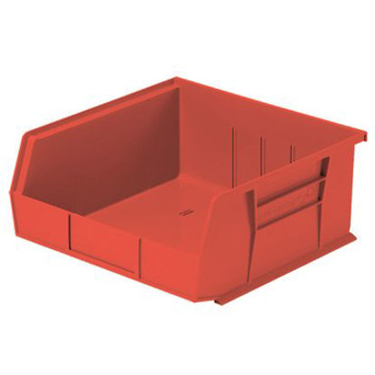Picture of Storage Bin HCL Super Tough Red Industrial Grade Polymers 5 X 10-7/8 X 11 Inch1412R