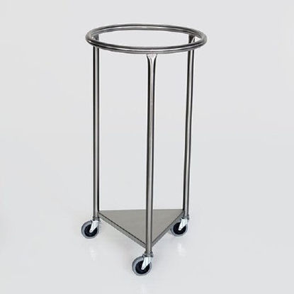 Picture of Hamper Stand Rolling Round Opening Open Top Without LidMCM2001