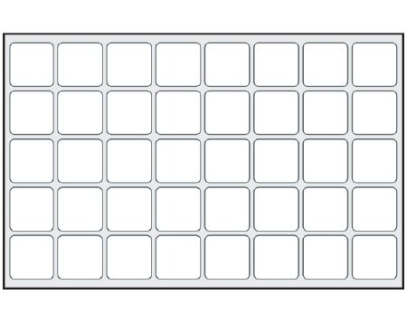 Picture of Blank Label Shamrock Laboratory Use White Litho Paper 15/16 X 15/16 InchSLS-15RC