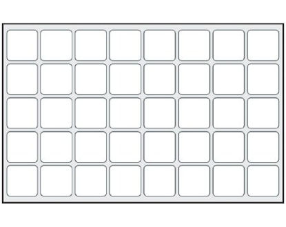 Picture of Blank Label Shamrock Laboratory Use White Litho Paper 15/16 X 15/16 InchSLS-15RC