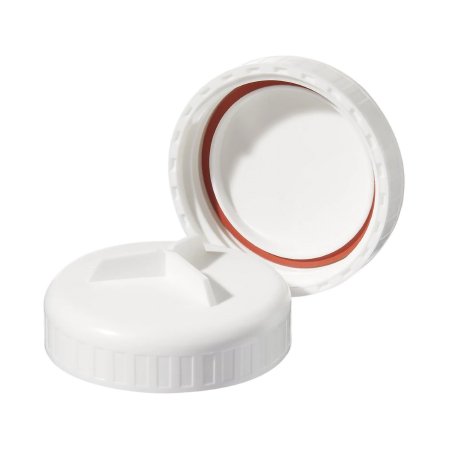 Picture of Nalgene™ Tube Closure Sealing Cap White 63 mm For use with 500 mL / 1 Liter Oak Ridge Centrifuge Tubes NonSterileDS3132-0063