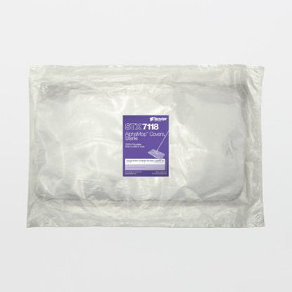 Picture of Cleanroom Mop Head Cover / Pad Kit Texwipe® AlphaMop™ White Polyester / Foam DisposableSTX7118M