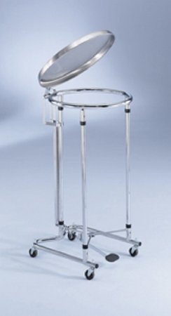 Picture of Hamper Stand Blickman Rolling Round Opening Foot Pedal Self-Closing Lid092877320P
