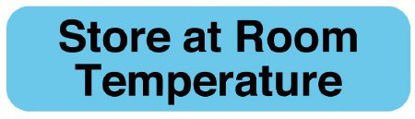 Picture of Pre-Printed Label UAL™ Auxiliary Label Light Blue Paper Store at Room Temperature Safety and Instructional 5/16 X 1-1/4 InchULFP714