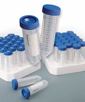 Picture of Fisherbrand™ Easy Reader® Higher Speed Centrifuge Tube Conical Bottom Plain 28 X 115 mm 50 mL Without Color Coding Cap Closure Polypropylene Tube0644318