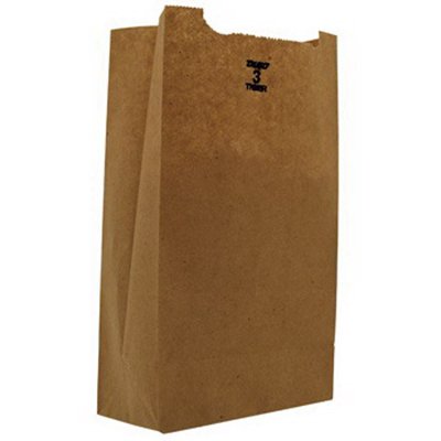 Picture of Grocery Bag Duro® Brown Kraft Recycled Paper 3 lbs.18403