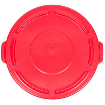Picture of LID, CONTAINER RUBBERMAID BRUTE F/32GL CAN REDFG263100RED