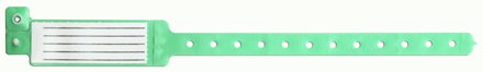 Picture of Identification Wristband Veri-Color® Insert Card Permanent Snap Without Legend120-16-PDJ