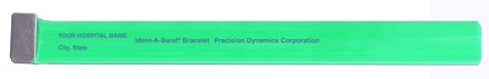 Picture of Identification Wristband Ident-A-Band® Write On Band Metal Closure Without Legend6748-10-PDH