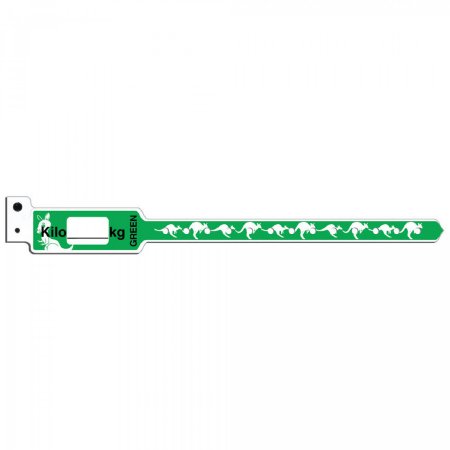 Picture of Identification Wristband KangaBand® Write On Band Permanent Snap Kilo (kg)KG470SGR-11-PDJ