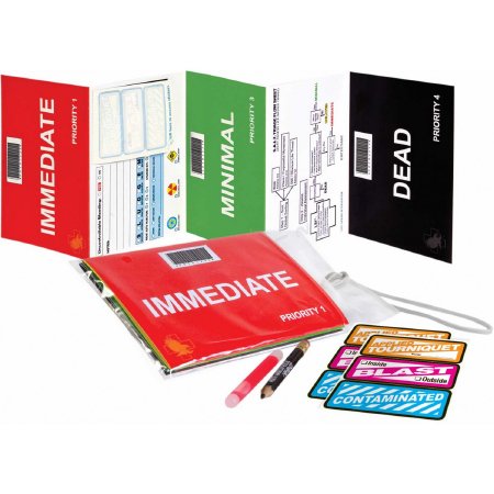 Picture of Triage Kit T2 Tag® For Emergency Sites 1/4 X 3-1/4 X 5-3/5 Inch 1/4 X 3-1/4 X 5-3/5 Inch 20 per Case20-0031