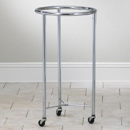 Picture of Hamper Stand Clinton™ Rolling Round Opening Open Top OpenH-48
