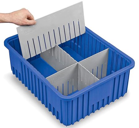 Picture of DIVIDER, F/STORAGE BOX SHORT GRY 15"X8"S-16978SD