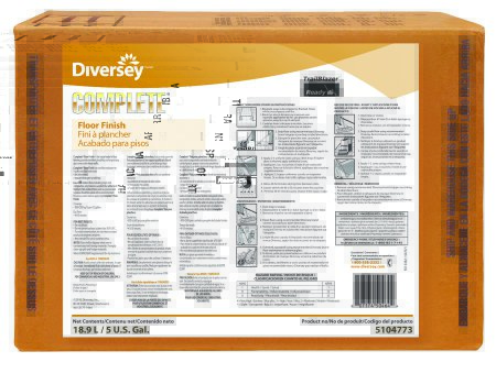 Picture of Floor Finish Diversey™ Complete® Liquid 5 gal. Box Ammonia ScentDVS5104773
