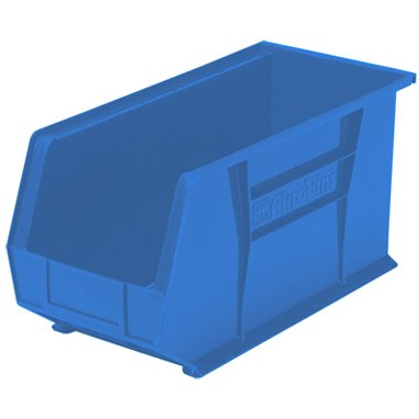 Picture of Storage Bin HCL Super Tough Blue Industrial Grade Polymers 8-1/4 X 9 X 18 Inch1434B