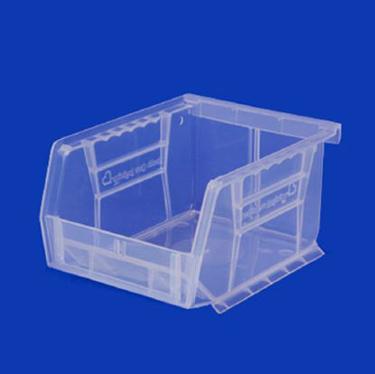Picture of Storage Bin HCL Super Tough Semi-Clear Industrial Grade Polymers 3 X 4-1/8 X 5-3/8 Inch1400C