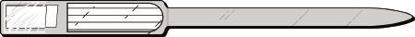 Picture of Identification Wristband Soft-Lock® Sealident® Insert Card Adhesive Closure Without Legend611-10-PDJ