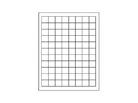 Picture of Blank Label Laboratory Use White 15/16 X 15/16 InchSLS-LASER-1