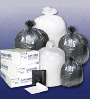 Picture of Trash Bag Inteplast Group 33 gal. Black HDPE 16 Mic. 33 X 40 Inch Star Seal Bottom Coreless RollIBSS334016K