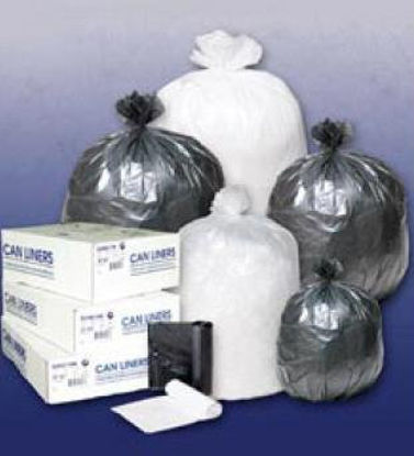 Picture of Trash Bag Inteplast Group 33 gal. Black HDPE 16 Mic. 33 X 40 Inch Star Seal Bottom Coreless RollIBSS334016K