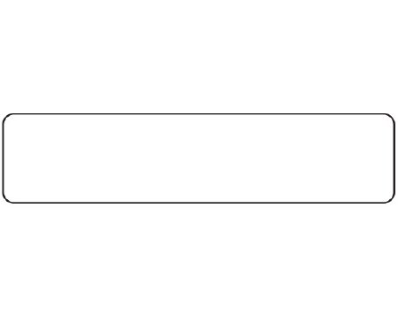 Picture of Blank Label Shamrock Multipurpose Label White Litho Paper 1/2 X 2 InchAS-26