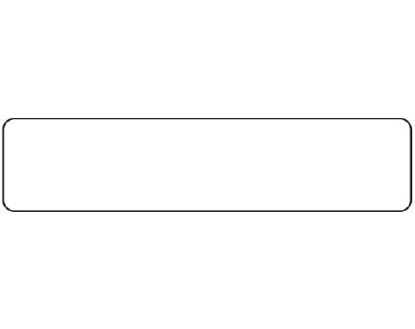Picture of Blank Label Shamrock Multipurpose Label White Litho Paper 1/2 X 2 InchAS-26