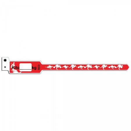 Picture of Identification Wristband KangaBand® Write On Band Permanent Snap Kilo (kg)KG470SRD-11-PDJ