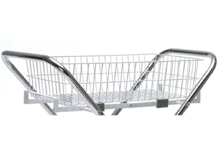 Picture of Storage Basket MarketLab White Chrome Plated Steel 6 X 14 X 24-1/2 Inch2336