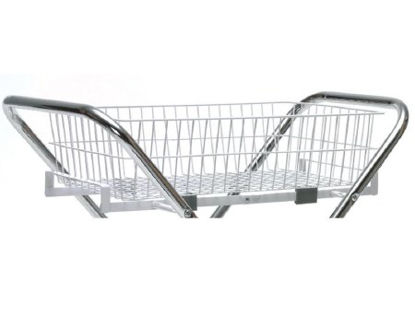 Picture of Storage Basket MarketLab White Chrome Plated Steel 6 X 14 X 24-1/2 Inch2336