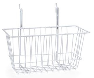 Picture of Storage Basket MarketLab White Steel 6 X 6 X 12 Inch3173
