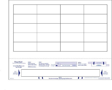 Picture of Identification Wristband Datamate® Write On Band Adhesive Closure Without LegendTM-PLS-102