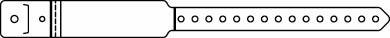 Picture of Identification Wristband PrimeBand® Write On Band Permanent Snap Without Legend860-10-PDJ
