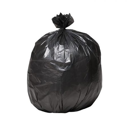 Picture of Trash Bag Strongman 45 gal. Black LLDPE 1.50 Mil. 40 X 46 Inch Star Seal Bottom Coreless RollSM404615